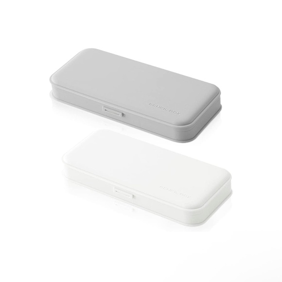 Pick 1: Pencil Case Gray or White - New - Picture 1 of 7